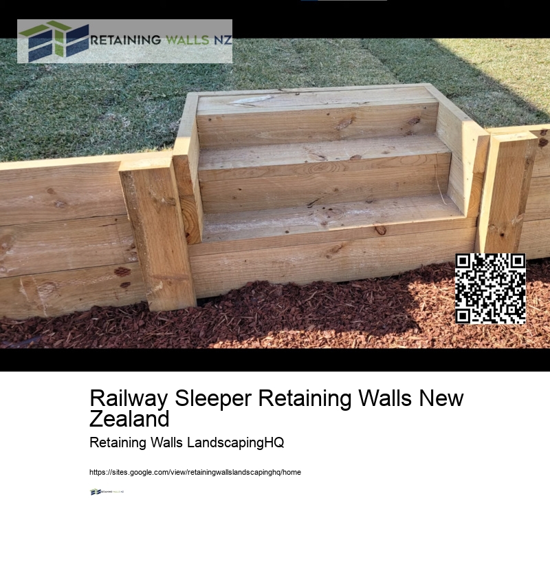 Railway Sleeper Retaining Walls New Zealand