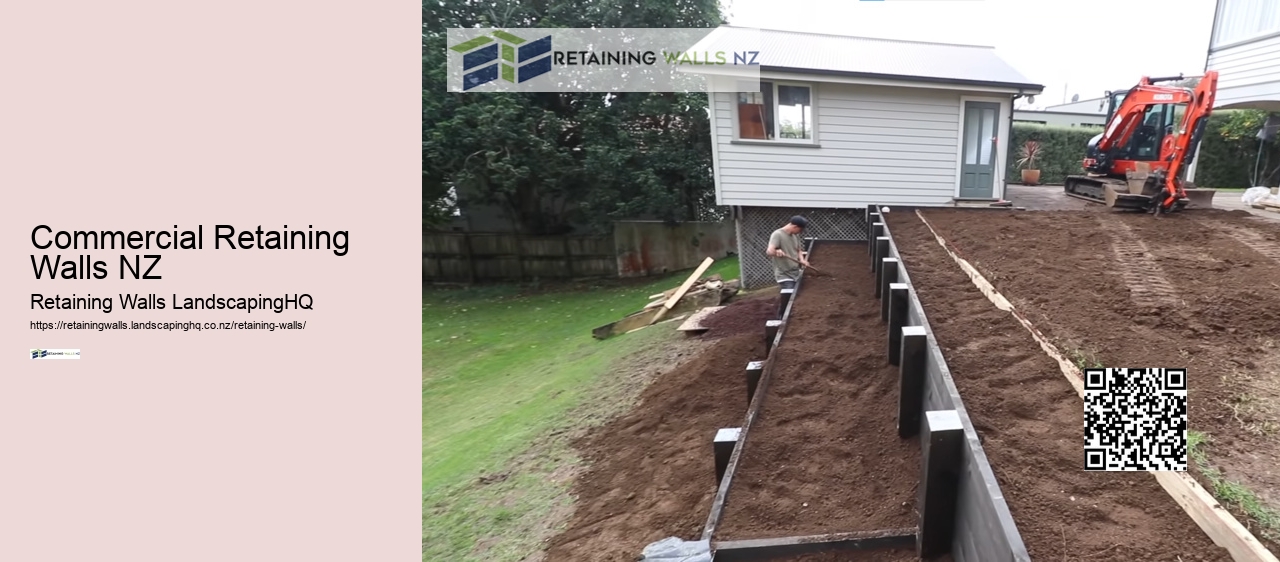 Concrete Rock Retaining Wall